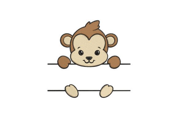 Baby Monkey Monogram