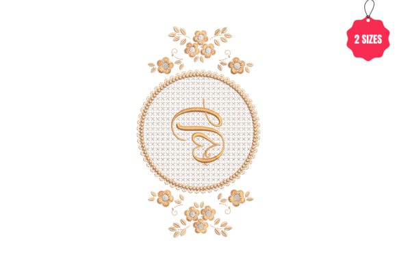 Letter D in a Beautiful Frame
