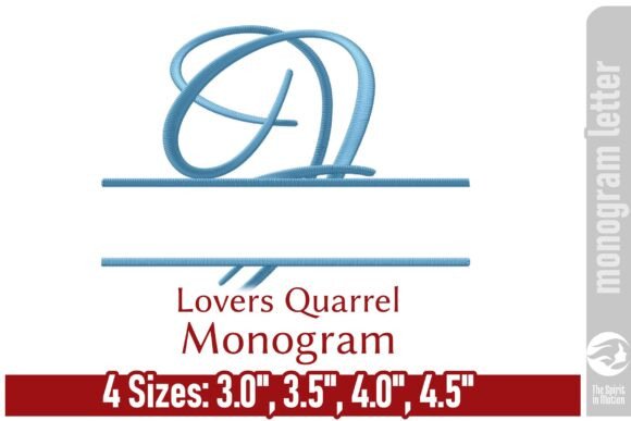 LQ Monogram Letter - F - Medium