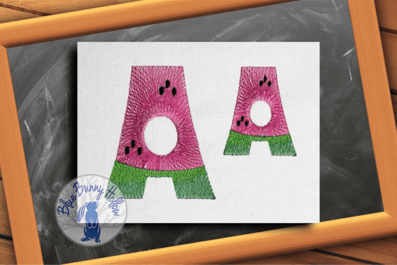 Watermelon Letter A