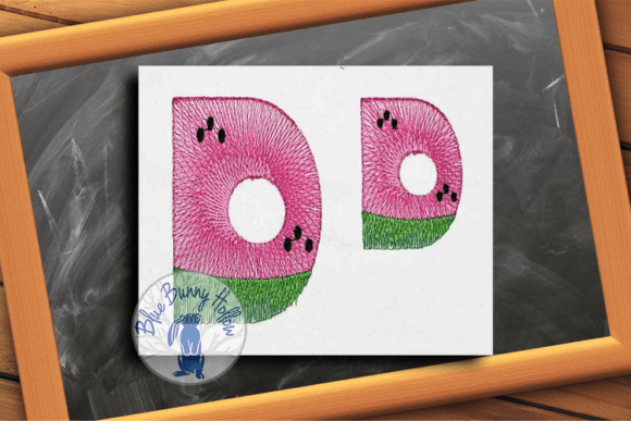 Watermelon Letter D