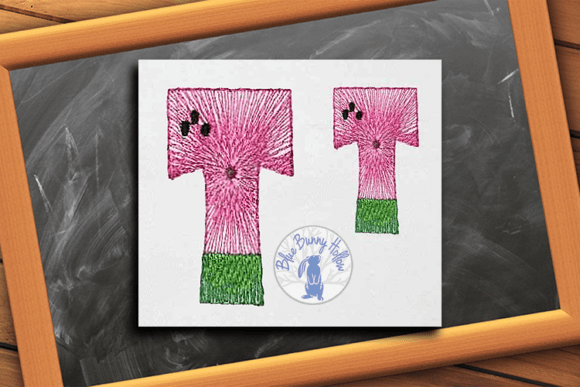 Watermelon Letter T
